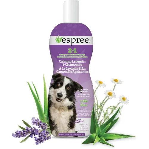 Espree Calming Lavender & Chamomile Dog Shampoo & Conditioner заспокійливий шампунь-кондиціонер для собак, 591 мл 1