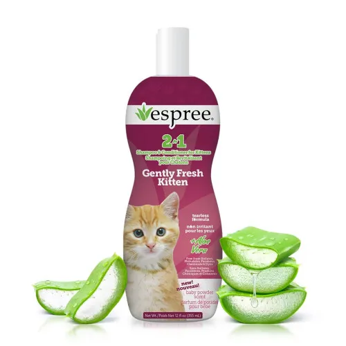 Espree Gentle Fresh Kitten Shampoo & Conditioner шампунь-кондиционер для котят, 591 мл 1