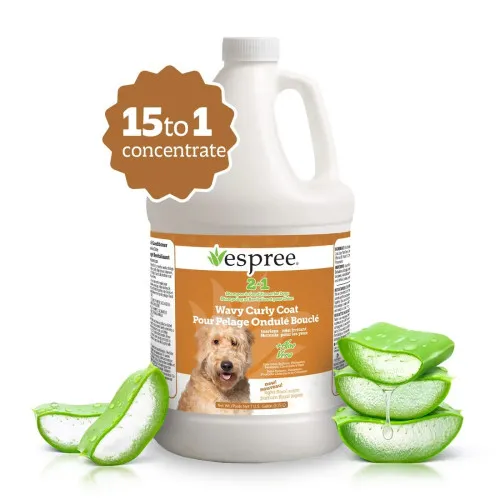 Espree Wavy Curly Coat Dog Shampoo & Conditioner шампунь-кондиціонер для собак з кучерявою шерстю, 3.79 л 1