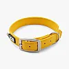 Нашийник для собак Dog Copenhagen Urban Classic Collar лимонний з веганської силіконової шкіри (XS) 1