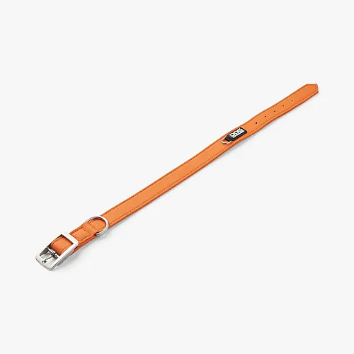 Нашийник для собак Dog Copenhagen Urban Classic Collar помаранчевий з веганської силіконової шкіри (M) 2