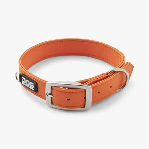 Нашийник для собак Dog Copenhagen Urban Classic Collar помаранчевий з веганської силіконової шкіри (M) 1