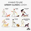 Багатофункціональний повідець Dog Copenhagen Urban Classic Hands-Free помаранчевий з веганської силіконової шкіри (S) 2 м 6