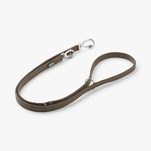 Багатофункціональний повідець Dog Copenhagen Urban Classic Hands-Free мокко з веганської силіконової шкіри (S) 2 м 2