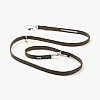 Багатофункціональний повідець Dog Copenhagen Urban Classic Hands-Free мокко з веганської силіконової шкіри (S) 2 м 1