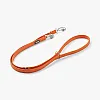 Багатофункціональний повідець Dog Copenhagen Urban Classic Hands-Free помаранчевий з веганської силіконової шкіри (S) 2 м 2