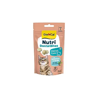 Вітаміни GimCat Nutri Dental Bites для котів для здоров я зубів 40 г