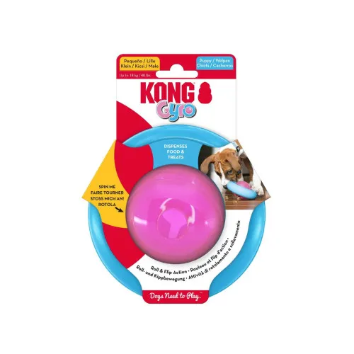 Іграшка KONG Puppy Gyro для цуценят та собак дрібних порід, інтерактивна, розмір S, колір в асортименті 1